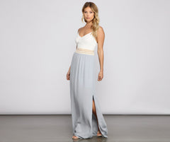Effortlessly Stunning Crochet Charming Waist Maxi Dress