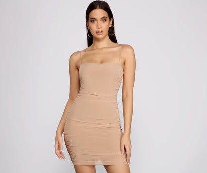 Haute Mesh Mini Dress - Lady Occasions