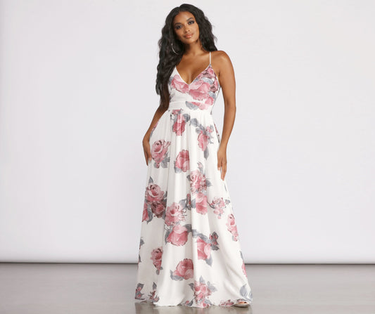 Bloom With Beauty Maxi Dress - Lady Occasions