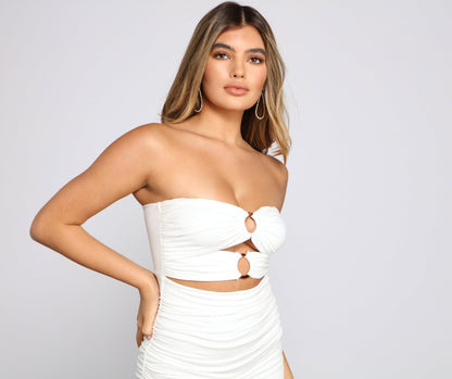 Nights Like This Charming Cutout Mini Dress