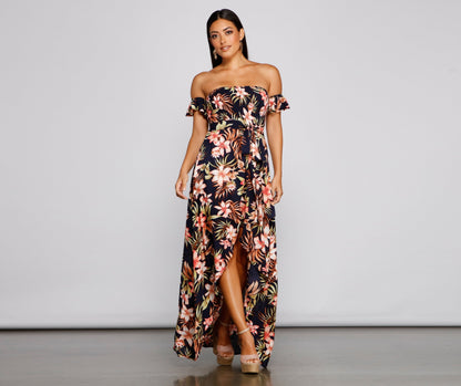 Tropical Sunsets Maxi Dress - Lady Occasions