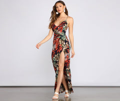 Off To The Charming Tropics Maxi Dress