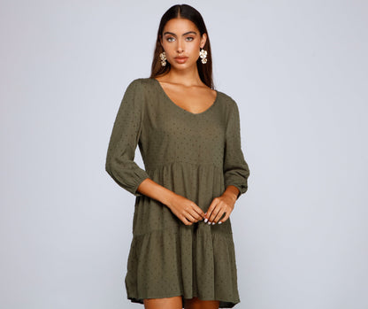 Effortless Vibes Babydoll Dress - Lady Occasions