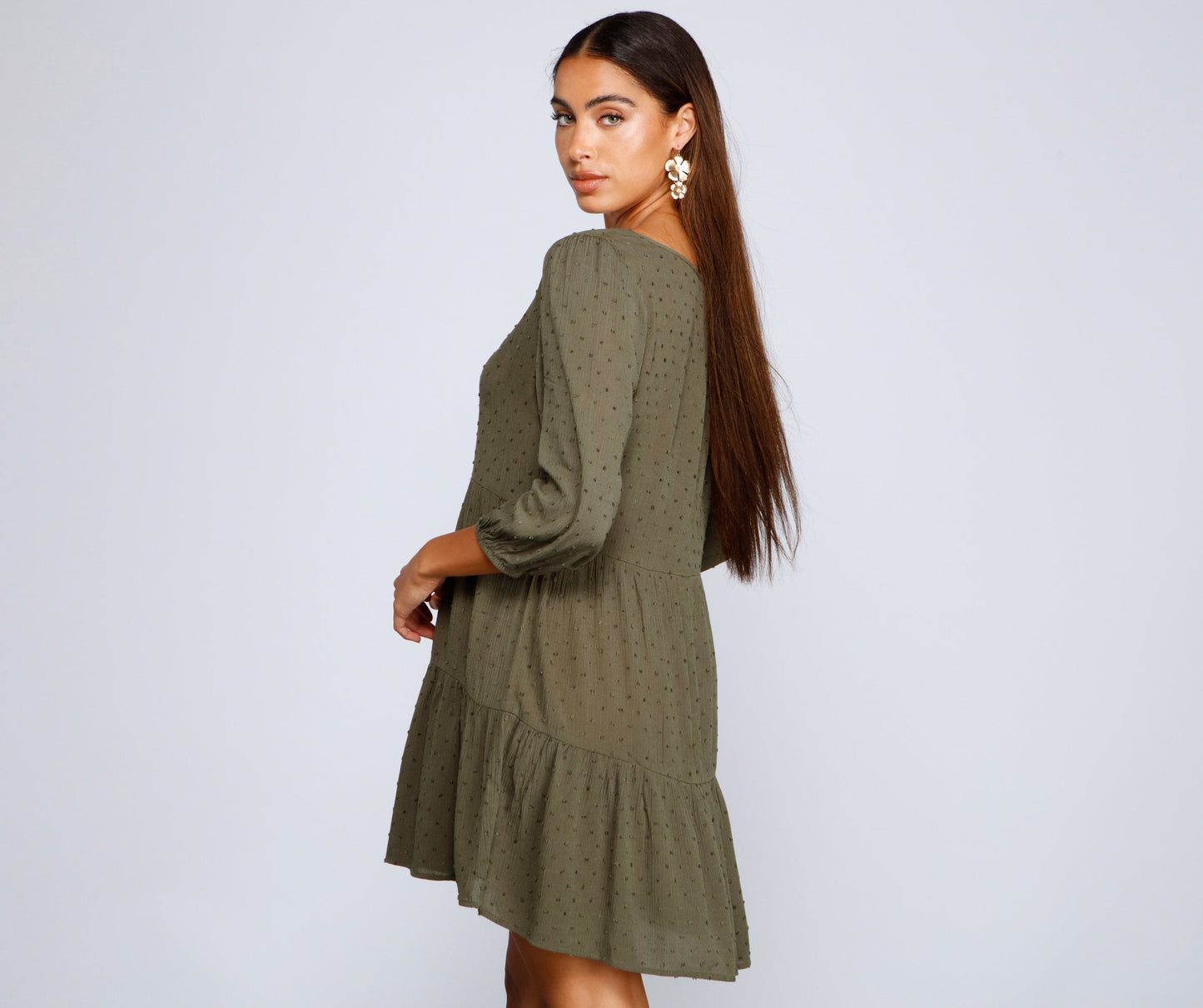 Effortless Vibes Stylish Babydoll Dress