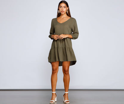 Effortless Vibes Stylish Babydoll Dress