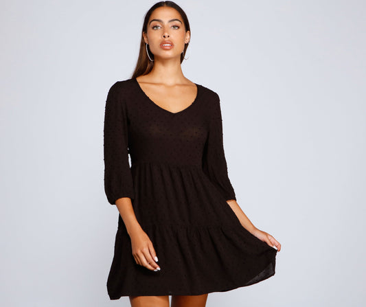 Effortless Vibes Babydoll Dress - Lady Occasions