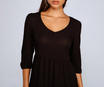 Effortless Vibes Stylish Babydoll Dress