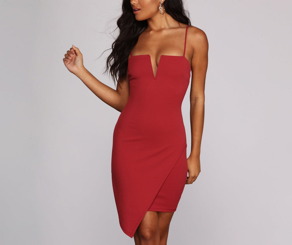 Straight To The Point Mini Dress - Lady Occasions