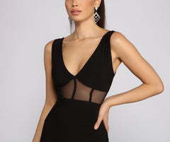 Night To Remember Charming Mesh Mini Dress