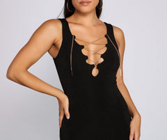 Off The Chain Charming Sleeveless Mini Dress