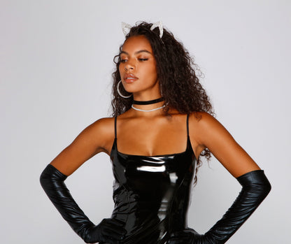 Pretty Purrfect Look Charming Sleek Mini Dress