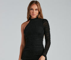 Truly Special Glitter Charming Knit Bodycon Dress