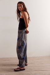 Mid Rise Loose Fit Barrel Jean