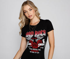 Rocker Babe Stylish Slashed Mini Dress