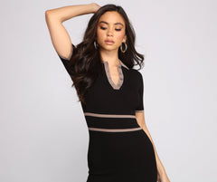 Preppy Vibes Stylish Collared Mini Dress