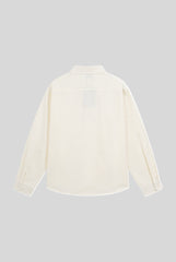 Abstract Illustration Oversized Long Sleeve Shirt