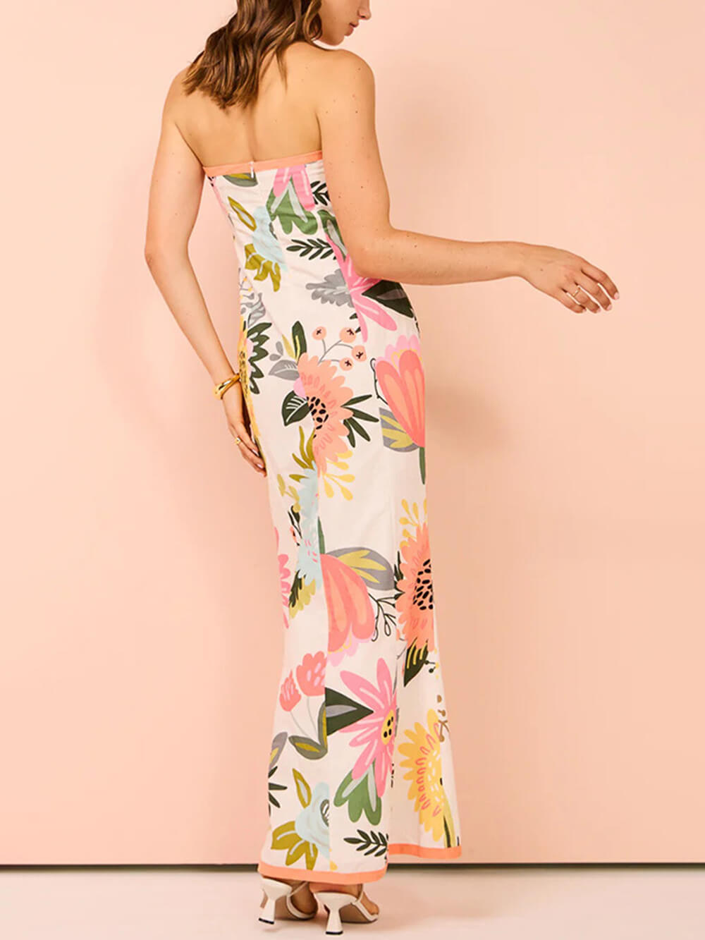 Summer Sexy Split Charming Wrap Printed Dresses