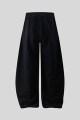 Flame Typography Wide Leg Sweatpants