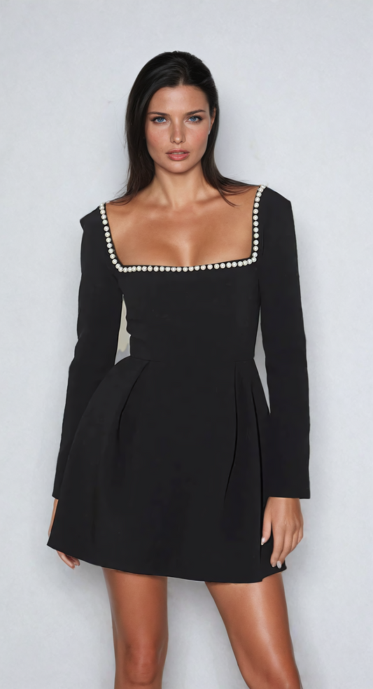 Lily/ Detail Short Dress