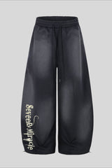 Vintage Script Barrel Leg Sweatpants