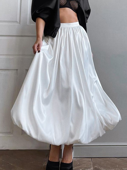 French High Waist Charming A-Line Skirt Skirt