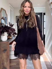 TRINITY - PRETTY KNIT SET WITH LACE