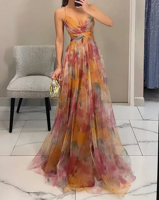 Sophia's Chic Halter Dress
