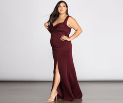 Plus Kyla Stylish Formal Bandage Dress