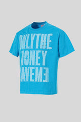 Rhinestone Typography Short Sleeve Tee