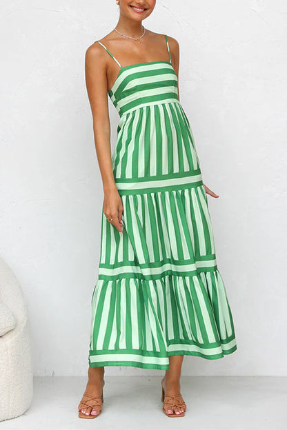 Color Block Maxi Dress