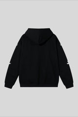 Skeleton Graphic Washed Pullover Hoodie