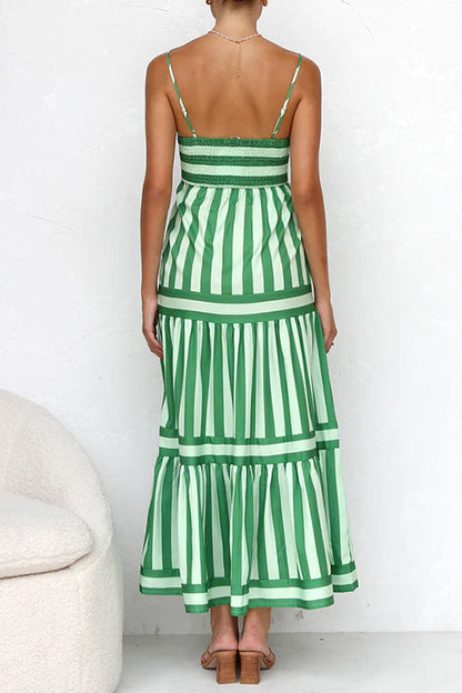 Color Block Maxi Dress