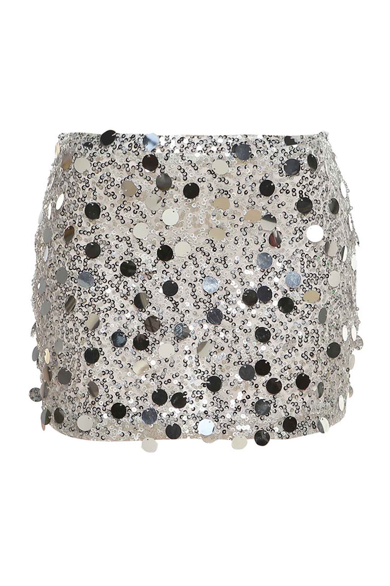 Sequin Mini Hip Skirt