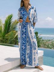 Unique Ethnic Abstract Print Set
