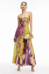 CHIQUI - MULTI-TONE ISLAND MAXI DRESS