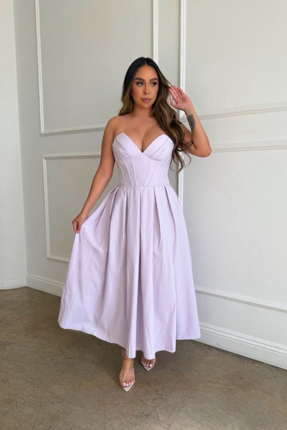 Corset Midi Dress