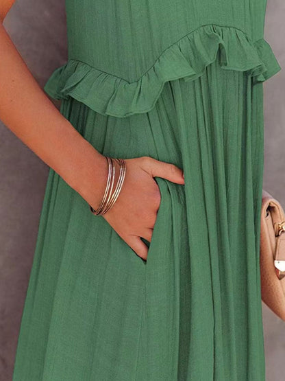 Seravelle CascadeBloom Maxi Dress