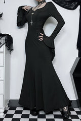 Elegant Mermaid Gothic Dress