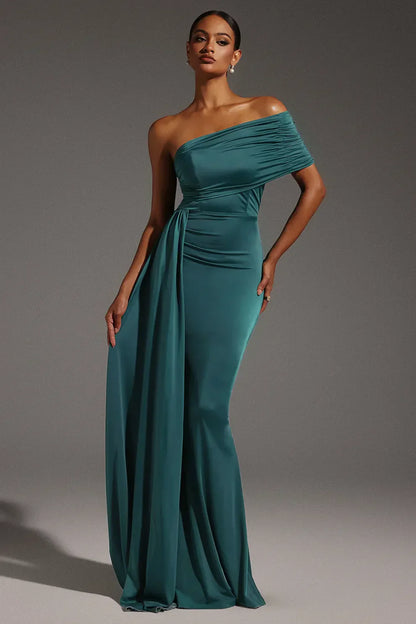 One Shoulder Maxi Dress