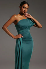 One Shoulder Maxi Dress