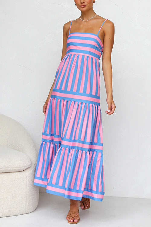 Color Block Maxi Dress