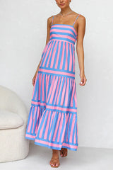 Color Block Maxi Dress