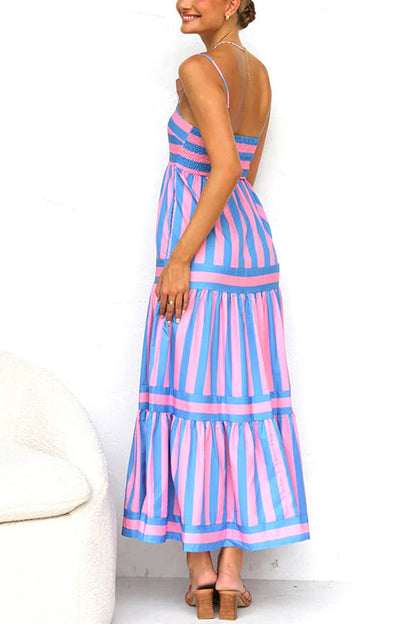 Color Block Maxi Dress