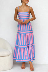 Color Block Maxi Dress