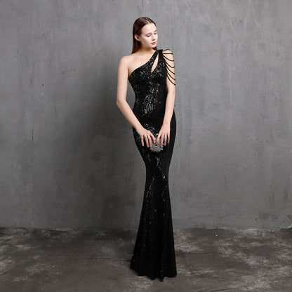 Mayven One Stylish Shoulder Formal Dress