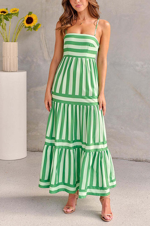 Color Block Maxi Dress
