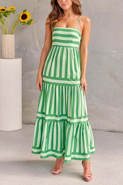 Color Block Maxi Dress