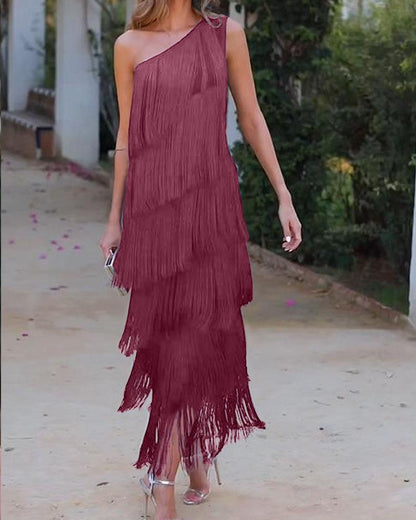 Maya-Off Shoulder elegant dress