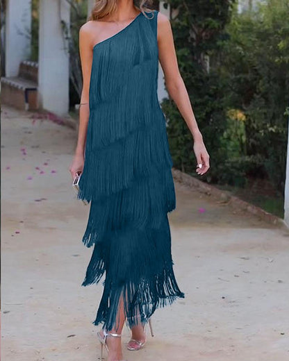 Maya-Off Shoulder elegant dress