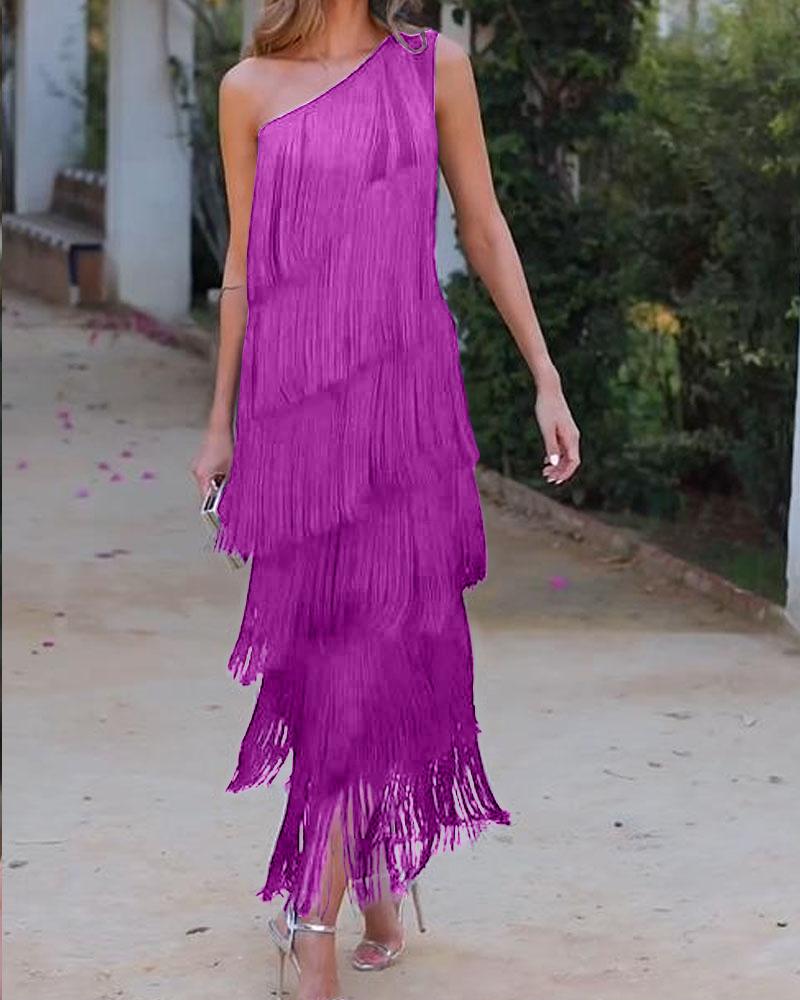 Maya-Off Shoulder elegant dress